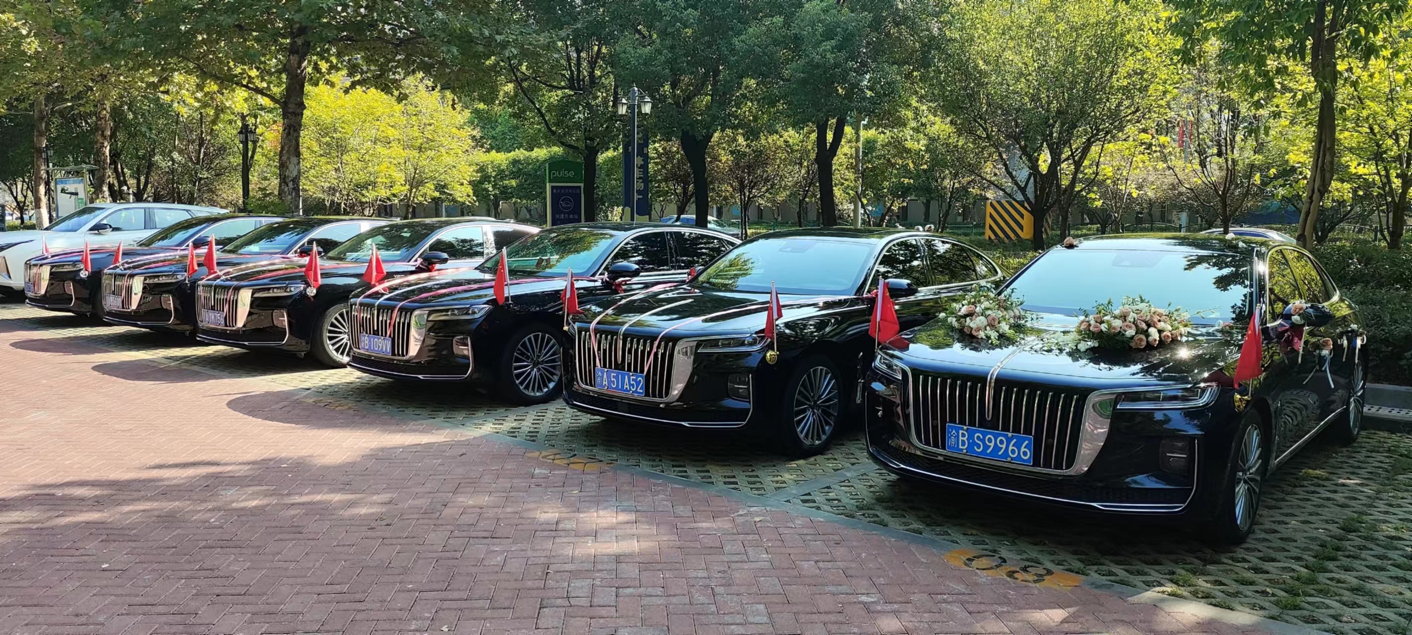 紅旗H9婚車(chē)隊(duì)